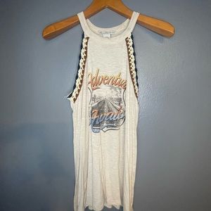 American Rag Cold Shoulder Top